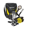 Atemregler Komplettset MK17 EVO / S600 / R105 / Atemreglertasche / Finimeter / Inflatorschlauch -WasserSportProfi atemregler komplettset mk17 evo s600 r105 atemreglertasche finimeter inflatorschlauch