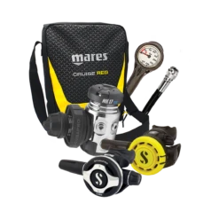 Atemregler Komplettset MK17 EVO / S600 / R105 / Atemreglertasche / Finimeter / Inflatorschlauch