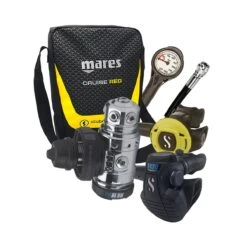 Atemregler Komplettset MK19 EVO / D420 / S270 / Atemreglertasche / Finimeter / Inflatorschlauch