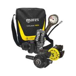 Atemregler Komplettset MK25EVO BT DIN / G260 Carbon / R105 / Atemreglertasche / Finimeter / Inflatorschlauch