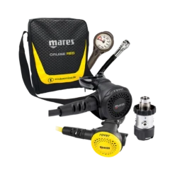 Mares Atemregler Komplettset Rover 2S Mit Octopus Rover / Atemreglertasche / Finimeter / Inflatorschlauch