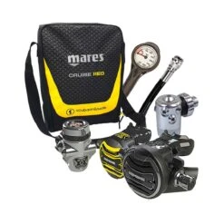 Atemregler Komplettset XTX 200 Din + Oct. XTX 40 Set + 1. Stufe DS4 / Atemreglertasche / Finimeter / Inflatorschlauch