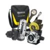Atemregler Komplettset MK25 EVO DIN 300 / A700 / S270 / Atemreglertasche / Finimeter / Inflatorschlauch