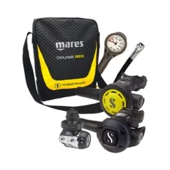 Atemreglerkomplettset MK11 DIN / S270 / R095 / Atemreglertasche / Finimeter / Inflatorschlauch