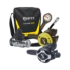 Atemreglerkomplettset MK19 EVO DIN / S620ti / S270 / Atemreglertasche / Finimeter / Inflatorschlauch -WasserSportProfi atemreglerkomplettset mk19 evo din s620ti s270 atemreglertasche finimeter inflatorschlauch