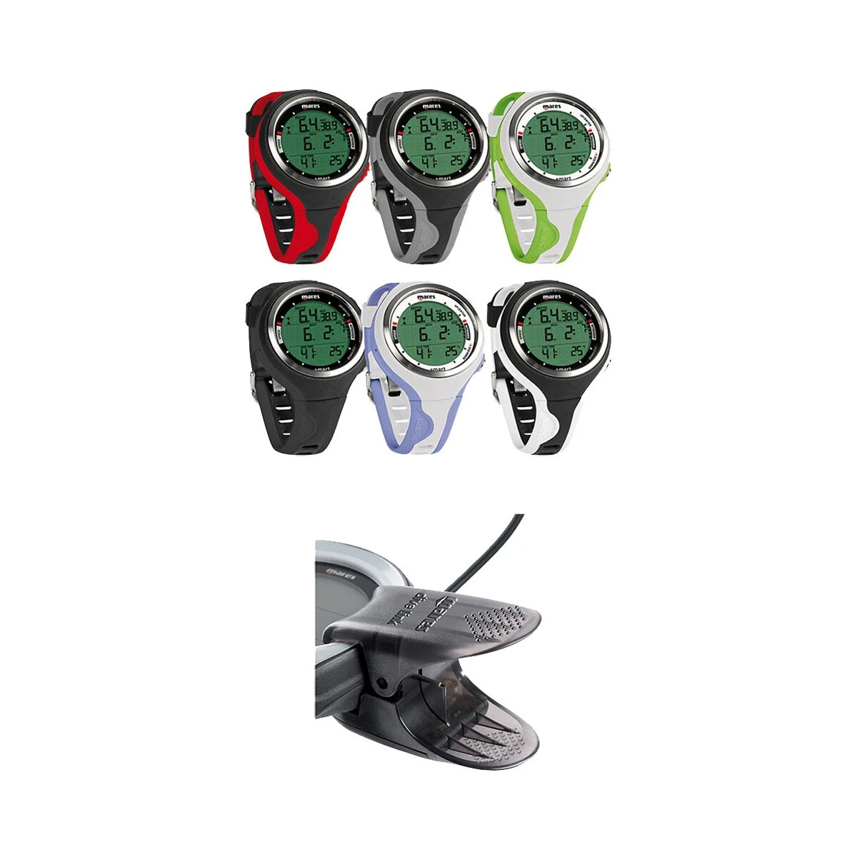 Mares Smart Tauchcomputer Inkl. Interface Dive Link USB 3 Mares Smart Tauchcomputer Inkl. Interface Dive Link USB