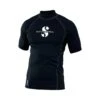 BLACK T-FLEX Kurzarm Herren UPF80 -WasserSportProfi scubapro t flex herren uv shirt upf80 black kurzarm