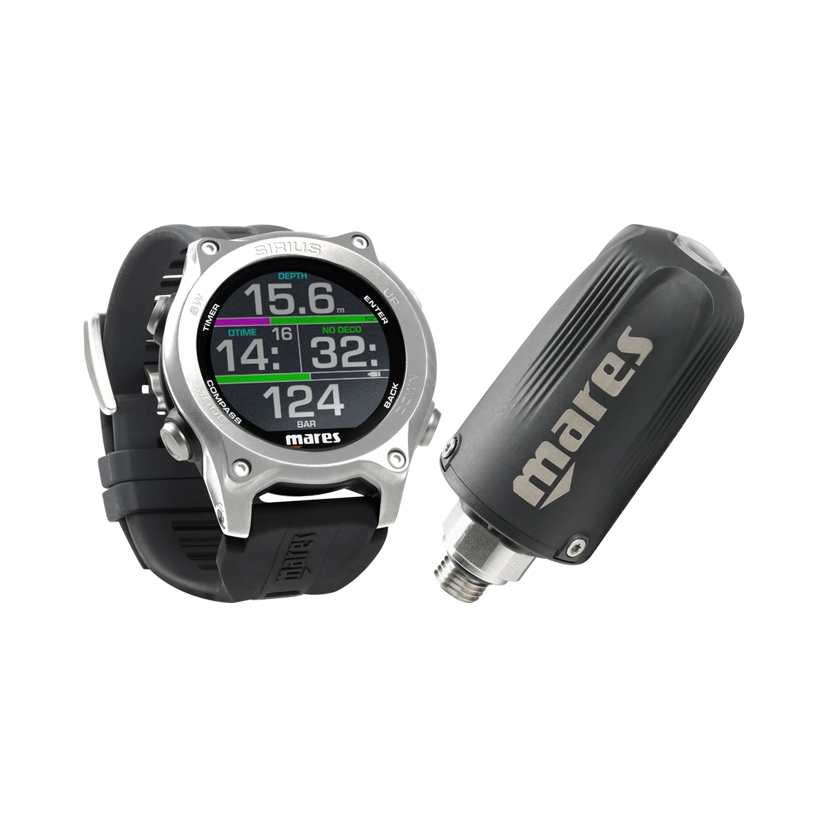 Mares Sirius Computer Mit LED Tank Modul 2.0 3 Mares Sirius Computer Mit LED Tank Modul 2.0